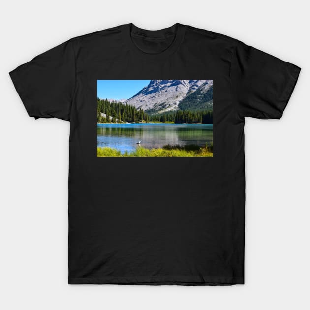 Elbow Lake in the Rockies. T-Shirt by CanadianWild418